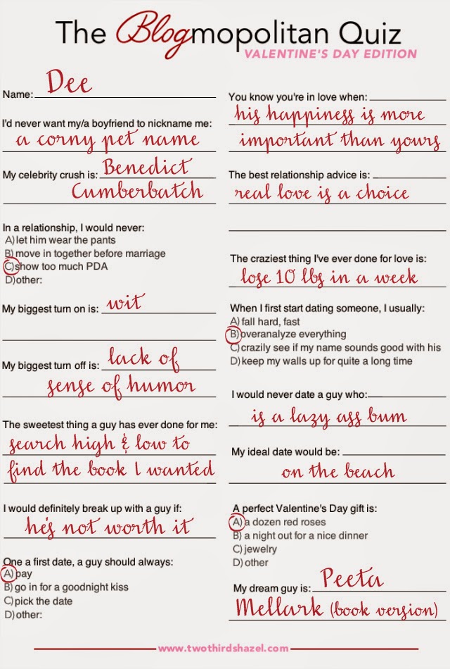 Blogmopolitan Quiz Funny Slambook Pages A Deecoded Life